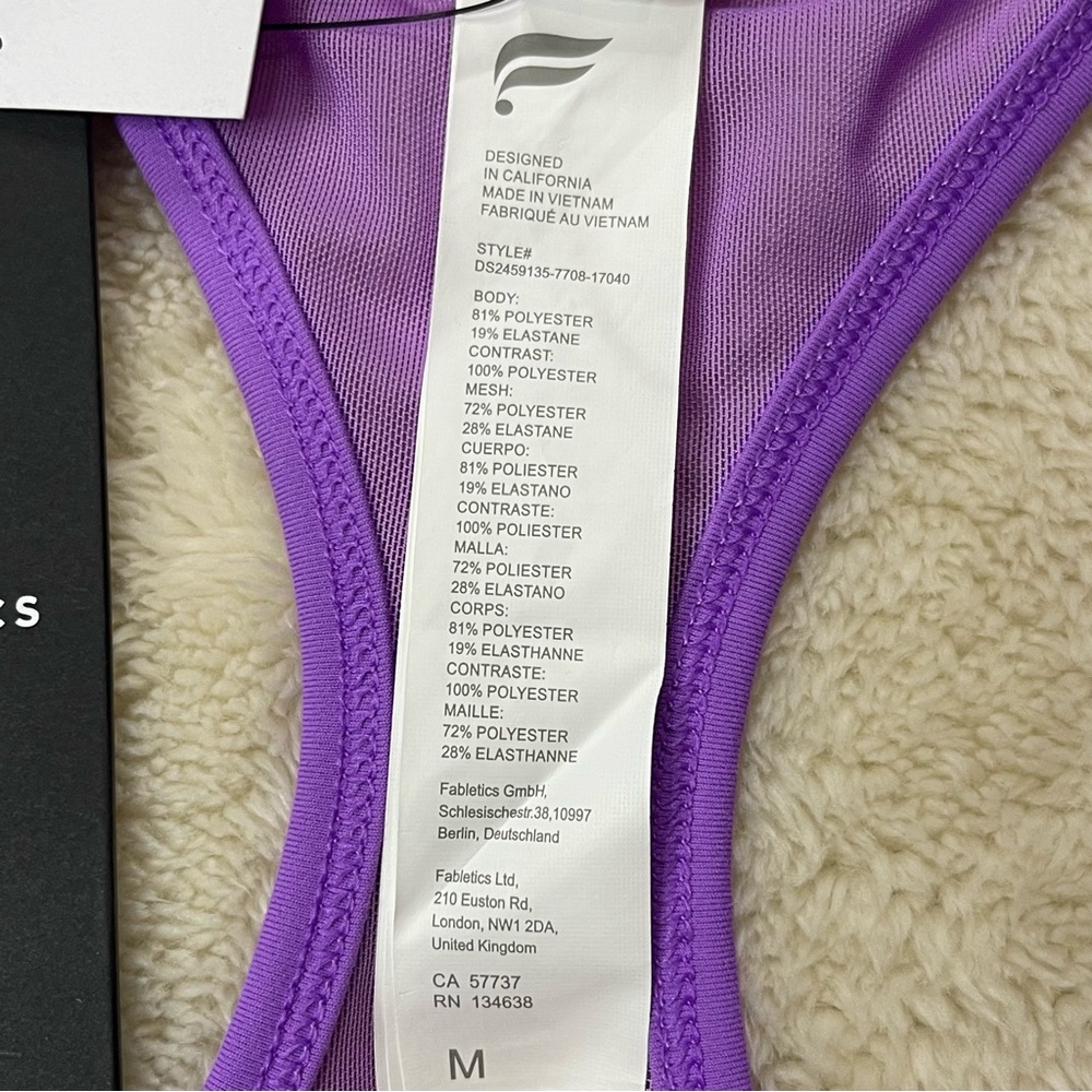 Fabletics Performance Tech Neon Violet Hot Shot P… - image 7